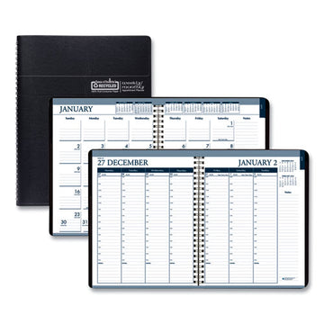House of Doolittle™ Recycled Wirebound Weekly-monthly Planner, 11 X 8.5, Black Cover, 12-month (jan To Dec): 2022 freeshipping - TVN Wholesale